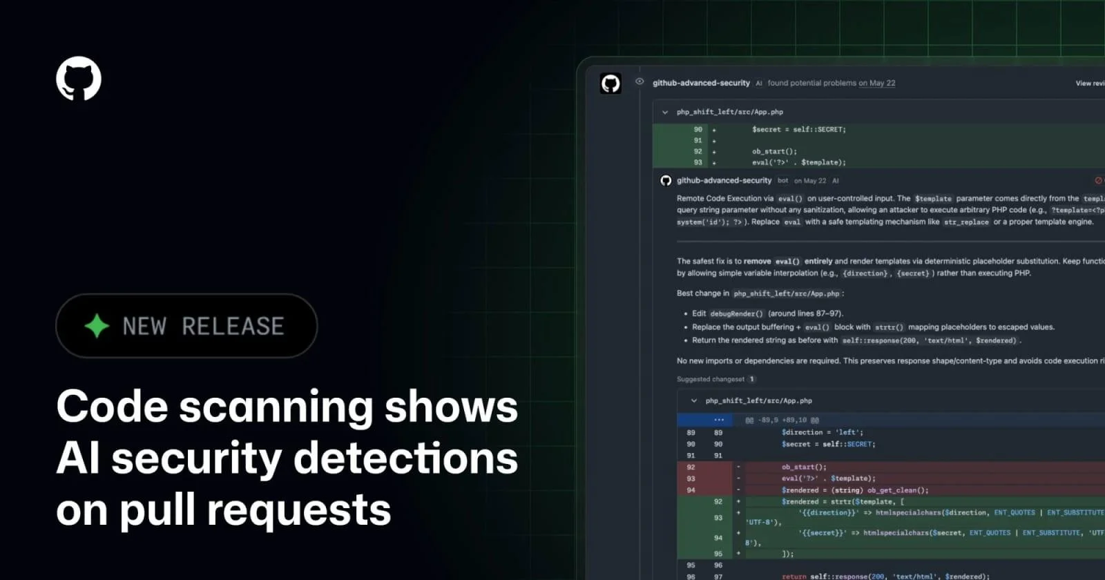 Catch AI-era vulnerabilities before merge with GitHub code scanning and Copilot security review – Blog | LinkLoot